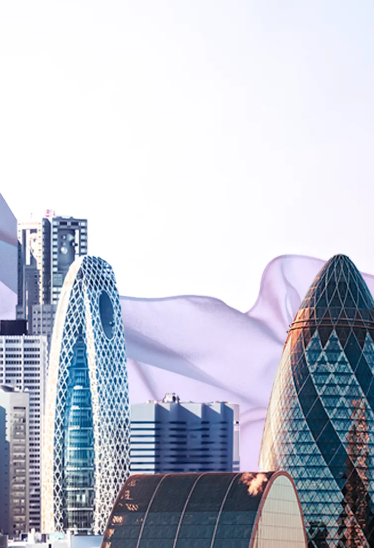 東京とロンドンの未来の展望を示唆するメインビジュアル